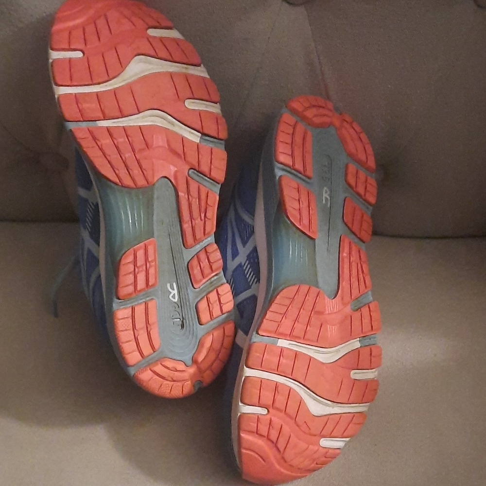 ASICS Blue Running Shoes - Picture 2 of 5